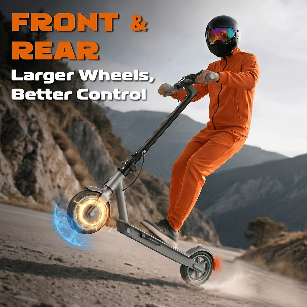 Trottinette électrique pliable 350W pour adultes - Vitesse maximale 30 km/h, batterie 7,8Ah autonomie 20 km, pneus pleins 8,5", écran LED intelligent, double frein | E-trottinette de ville légère, cadeau d'anniversaire