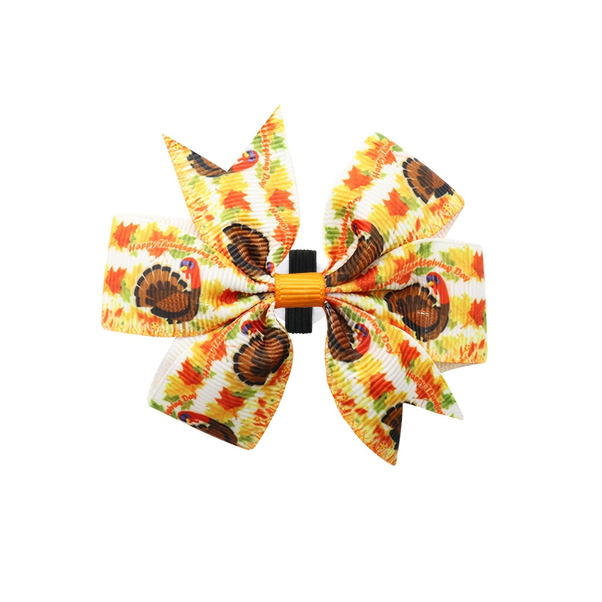 Lot de 60 nœuds papillon de Thanksgiving pour collier de chien - Motifs feuilles d'automne et dindes, accessoires de toilettage amovibles pour chiens, accessoires de fête à faire soi-même pour salons de toilettage et usage domestique, taille unique.