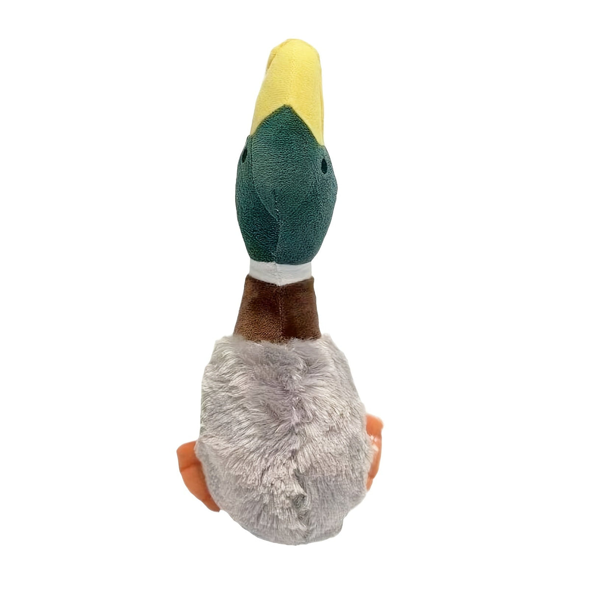 Jouet pour chien en peluche pouet-pouet Oie en velours – Jouet sonore pour animal de compagnie en velours PV doux, design d'oie mignon, jouet interactif à mâcher et à câliner, peluche durable pour chiens de petite à moyenne taille