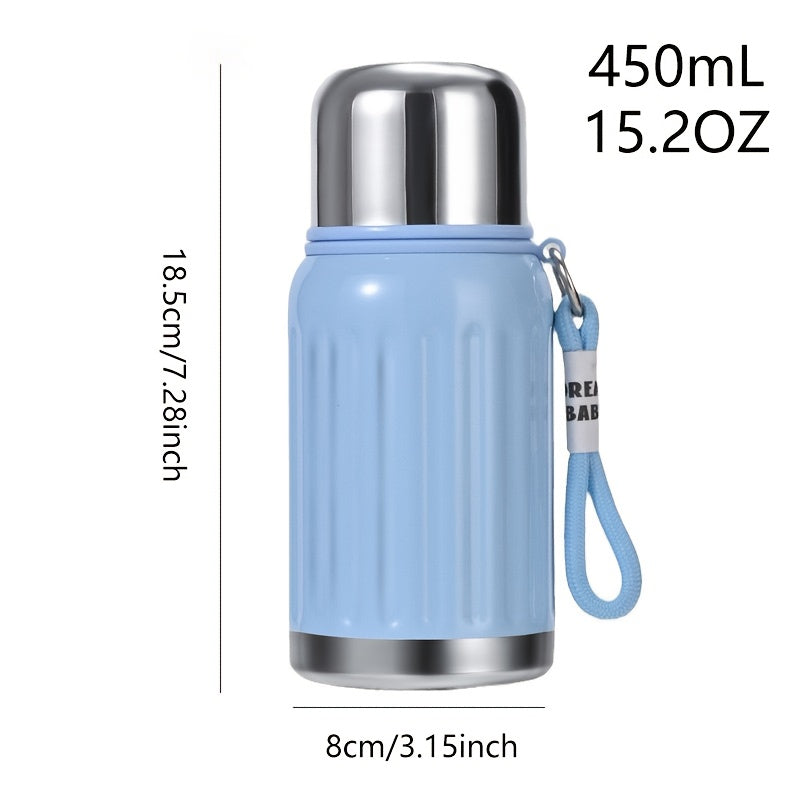 Gobelet isotherme sous vide en acier inoxydable 316, bouteille d'eau tout métal couleur dopamine, garde les boissons chaudes et froides, pour le travail, l'école, le camping, le sport, les voyages, portable, tendance, rouge, noir, bleu, blanc
