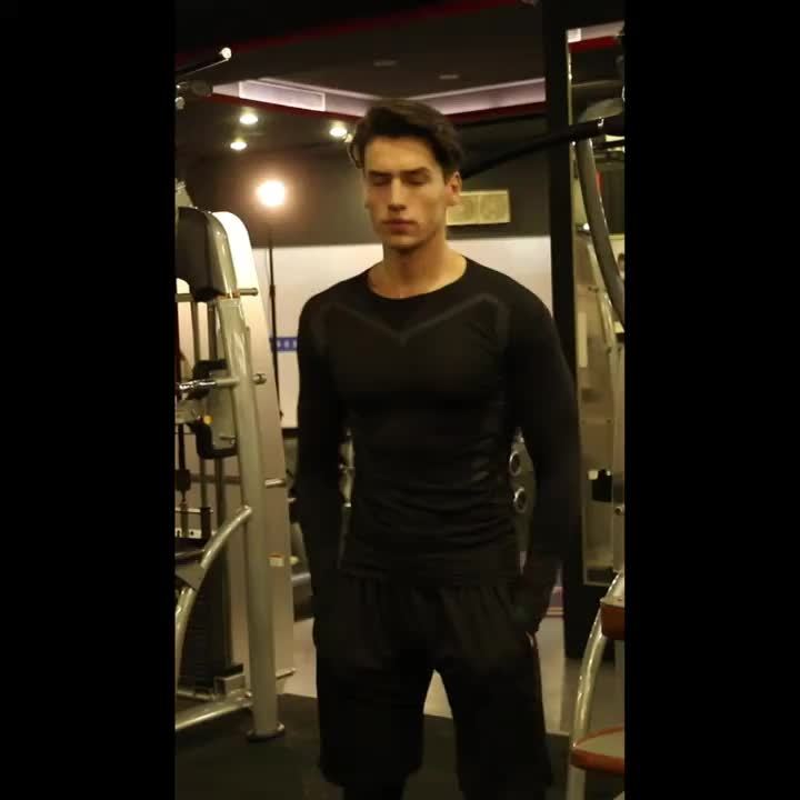 Ensemble de 6 pièces de sous-vêtements de sport thermiques doublés en polaire pour homme – Couche de base chaude imprimée pour la course, le fitness et l'entraînement automne-hiver, équipement d'entraînement matin et soir