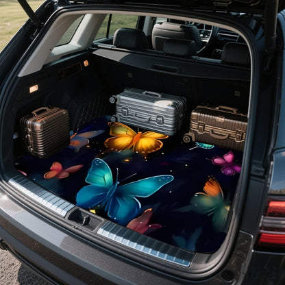 Tapis de coffre pour voiture – Revêtement de chargement antidérapant et imperméable avec motifs uniques, protection intérieure de véhicule durable contre la saleté, les déversements et les rayures, ajustement universel