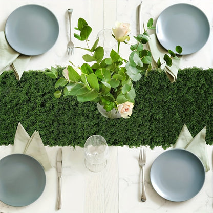 Rouleau de tapis de mousse artificielle 50x200 cm – Faux gazon pour mur, jardin, mariage, toit et décoration intérieure/extérieure, découpable et facile à entretenir