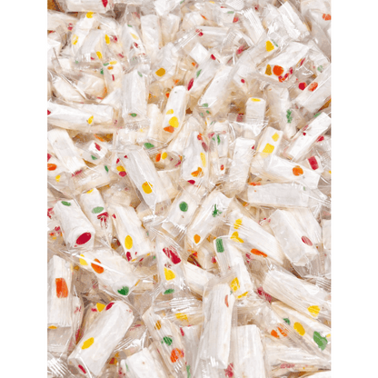 Nougat original aux jujubes, nougat tendre et moelleux avec morceaux de gelée colorés, collation sucrée emballée individuellement, 8 oz, 1 lb, 3 lb