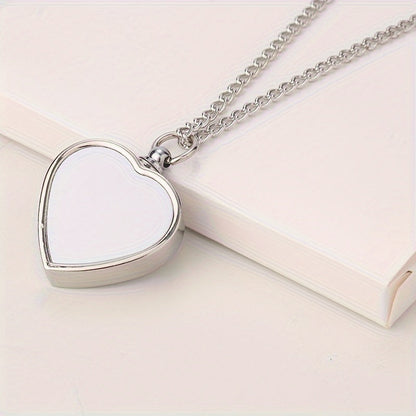 Collier photo personnalisé, pendentif commémoratif – Bijou souvenir en métal avec chaîne, cadeau d'anniversaire ou de deuil d'animal pour homme et femme, collier commémoratif unisexe argenté