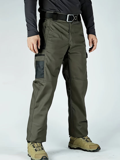 Pantalon cargo tactique pour homme, séchage rapide, léger, multi-poches, pour randonnée, plein air, travail, S-XXXL, noir, gris, vert, marron, coupe droite, pantalon utilitaire