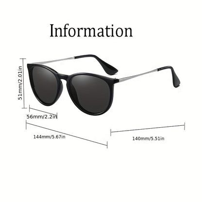 Lunettes de soleil ovales et elliptiques pour femme à dégradé - Monture légère avec charnières métalliques et verres dégradés rose-vert, lunettes tendance avec protection UV pour la conduite et le quotidien, étui et chiffon de nettoyage inclus