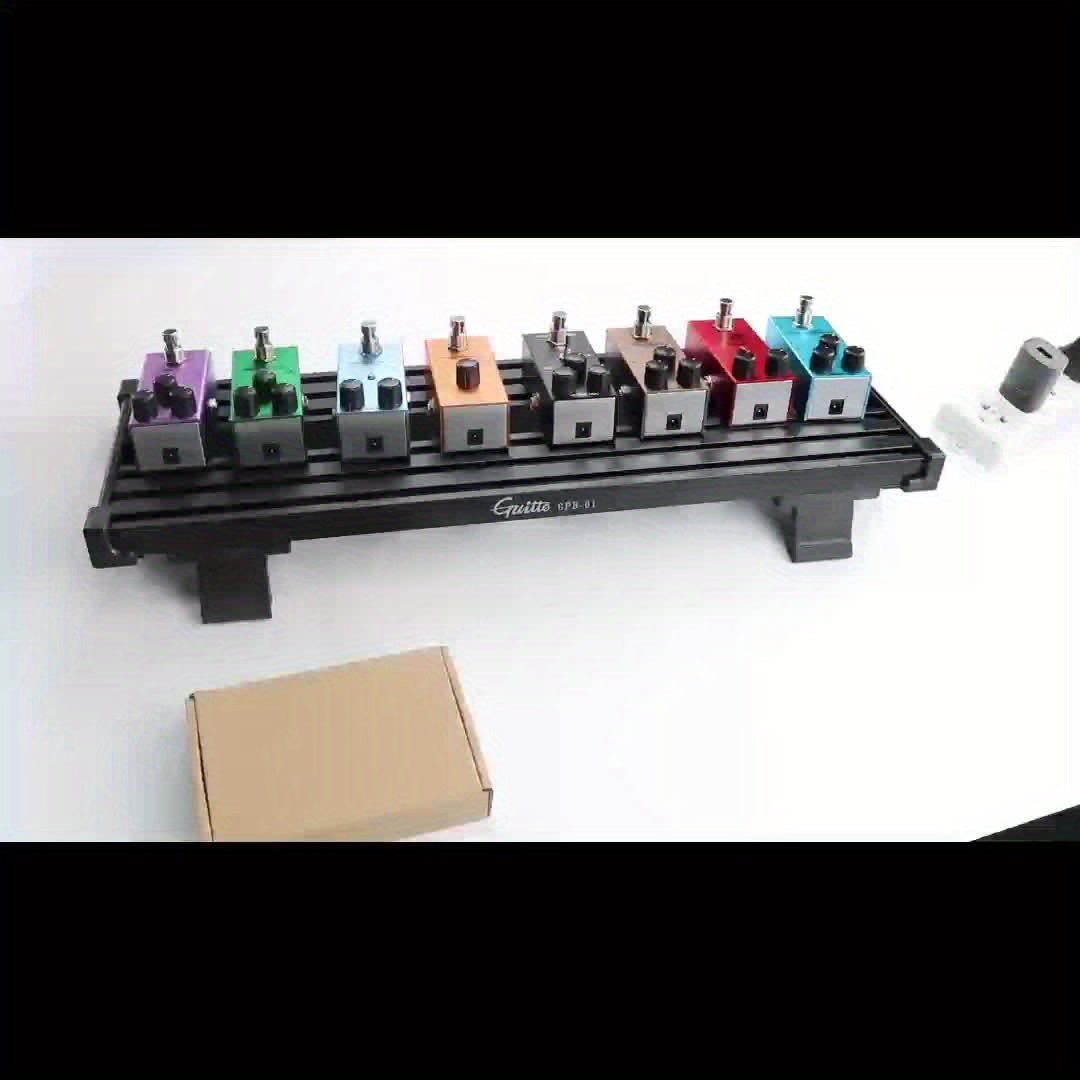Alimentation isolée à 8 ports pour pédales de guitare avec recharge USB – Sorties CC 9V, 12V, 18V sans bruit pour pédales d'effet et accessoires, compatible avec la plupart des pedalboards