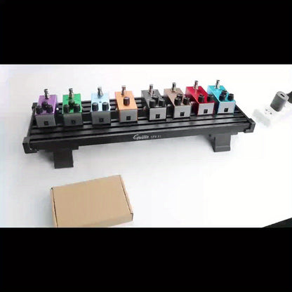 Alimentation isolée à 8 ports pour pédales de guitare avec recharge USB – Sorties CC 9V, 12V, 18V sans bruit pour pédales d'effet et accessoires, compatible avec la plupart des pedalboards