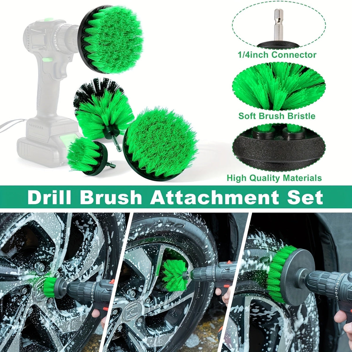 Kit de nettoyage automobile 17-35 pièces – Aspirateur portable, outil de nettoyage de pare-brise, jeu de brosses pour perceuse et ensemble de brosses pour habitacle pour un detailing complet, cadeau de fêtes pour la famille et les amis
