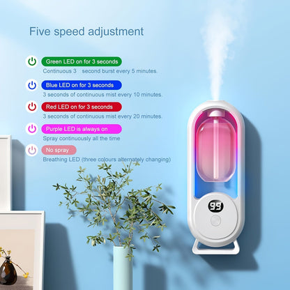 Essential Oil Diffuser Aromatherapy Humidifier with 7 Color LED Light, USB Powered Quiet Mini Aroma Diffuser for Bedroom, Office, Yoga & Home – Timer Setting, Multiple Scents Available