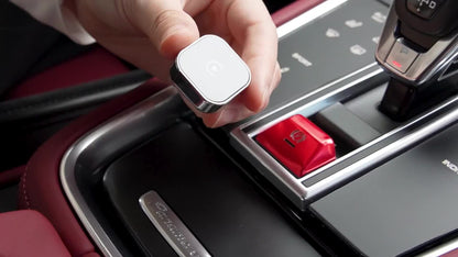 Adaptateur CarPlay sans fil, mini dongle version améliorée 2026 – 2-en-1 pour iPhone et Android Auto, conversion de filaire à sans fil, USB-A et USB-C, double bande à faible latence, connexion automatique, certifié FCC