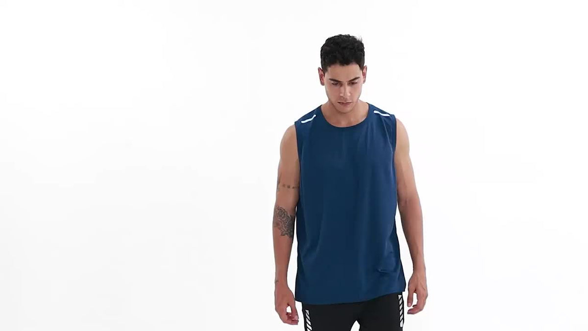 Lot de 3 débardeurs de sport à séchage rapide pour homme – Maillots de sport sans manches, t-shirts à col rond respirants et anti-humidité pour la course, la salle de sport et le quotidien, S-XXXL