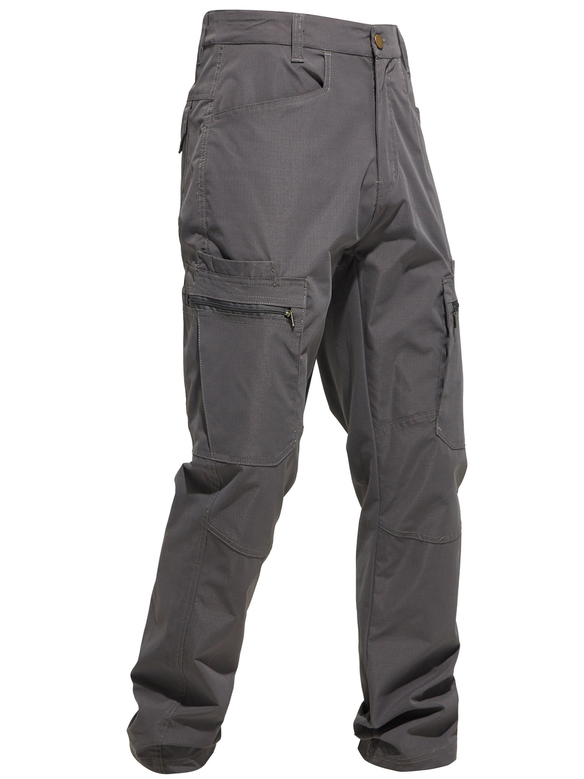 Pantalon cargo de randonnée pour homme, multipoches, tactique, toutes saisons, léger, pour camping, pêche, cyclisme, gris foncé, kaki, tailles 30-42