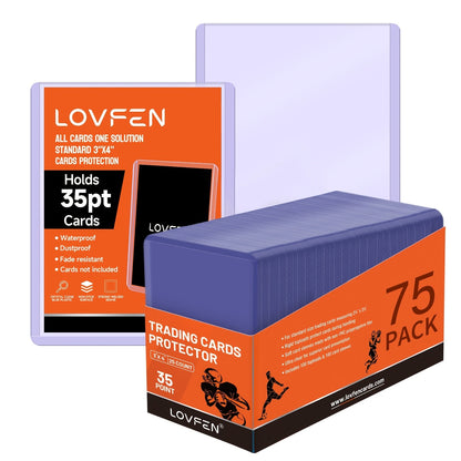 Lot de 2000 protecteurs de cartes rigides (Top Loaders) 3x4 - Étuis rigides pour cartes de baseball, football, basket-ball, Pokémon, MTG et autres cartes à collectionner | Étui de rangement en gros