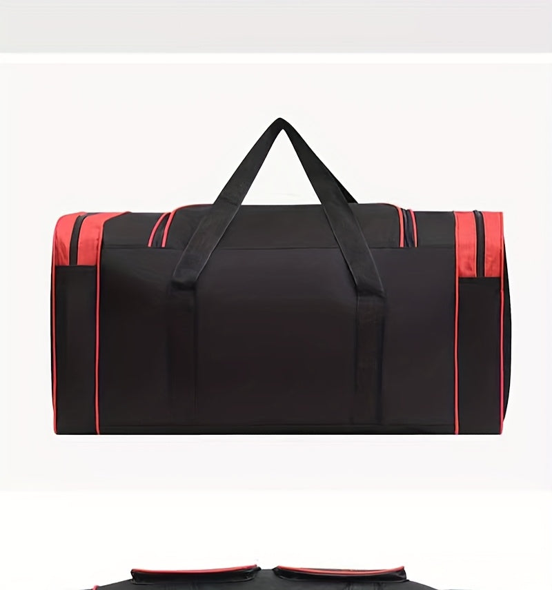 Sac de voyage grande capacité pour hommes et femmes – Sac de sport robuste multi-poches, avec bandoulière réglable et fermeture éclair pour le fitness, les escapades de week-end, les voyages d'affaires et les activités en plein air