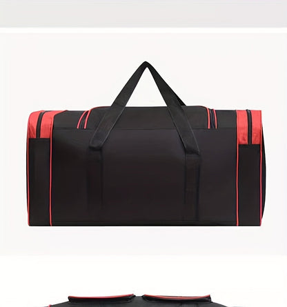 Sac de voyage grande capacité pour hommes et femmes – Sac de sport robuste multi-poches, avec bandoulière réglable et fermeture éclair pour le fitness, les escapades de week-end, les voyages d'affaires et les activités en plein air