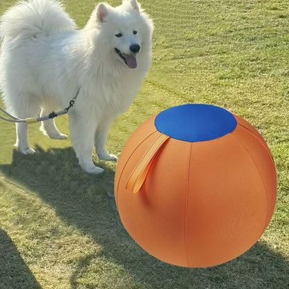 Balle de jeu résistante à la mastication pour chiens – Jouet durable pour le rapport et le dressage, idéal pour Golden Retriever, Bouledogue, Shiba Inu, Corgi et Berger Australien, pour le jeu en autonomie et l'obéissance.
