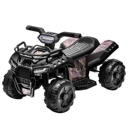 6V Kids Ride On Toy 4-Wheeler Quad ATV for Toddlers 18-36 Months – Electric Ride On Car with 1.2 MPH Speed, Treaded Tires, Rubber Handles & Push-Button Start – Pink, Black, Green, Red – Best Gift for Boys & Girls