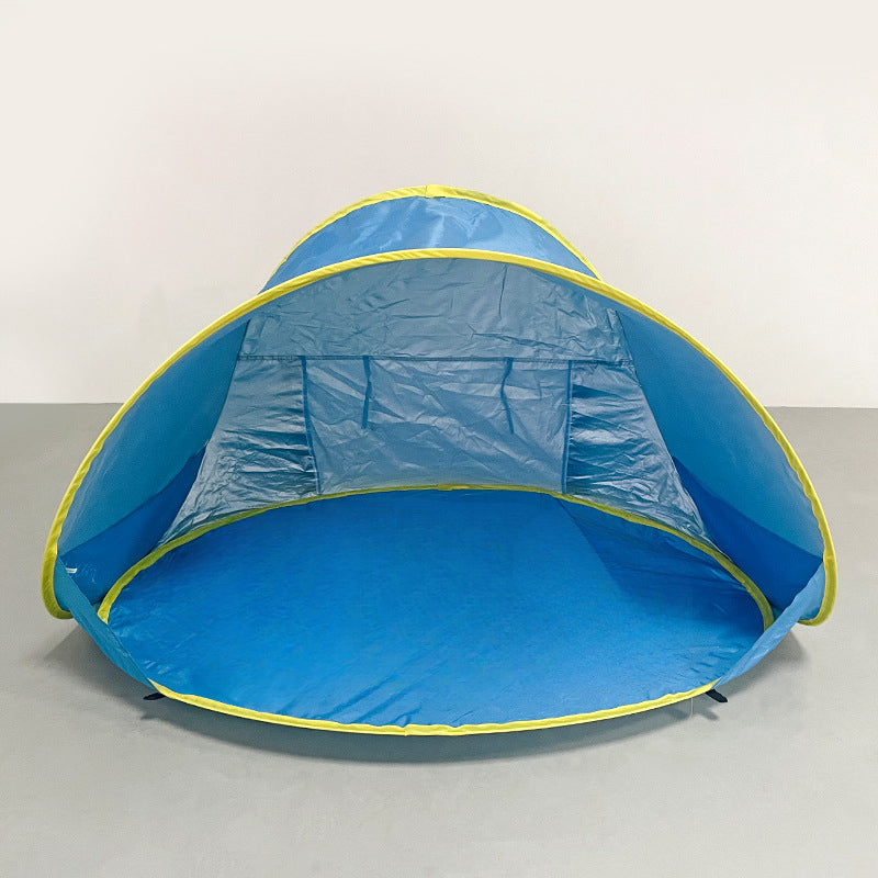 Tente de plage pop-up portative – Abri solaire anti-UV à installation rapide, ultra-léger (moins de 50 g/m²) pour la plage, la randonnée, le camping, les voyages en famille, parasol et auvent d'extérieur