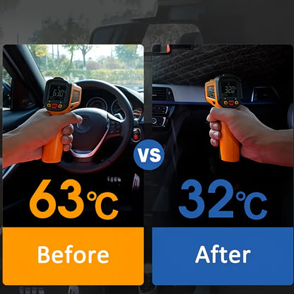 Pare-soleil de pare-brise de  voiture pliable - Protection UV et isolation thermique pour fenêtre avant, accessoire de refroidissement estival portable, garde l'intérieur au frais, design facile à plier et à ranger
