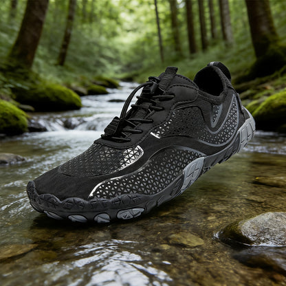 Chaussures aquatiques pieds nus pour femmes avec bout large – Chaussures d'eau légères, antidérapantes et respirantes pour la plage, la piscine, la randonnée et la marche, chaussures minimalistes de sport, pointures US 6-11, plusieurs couleurs