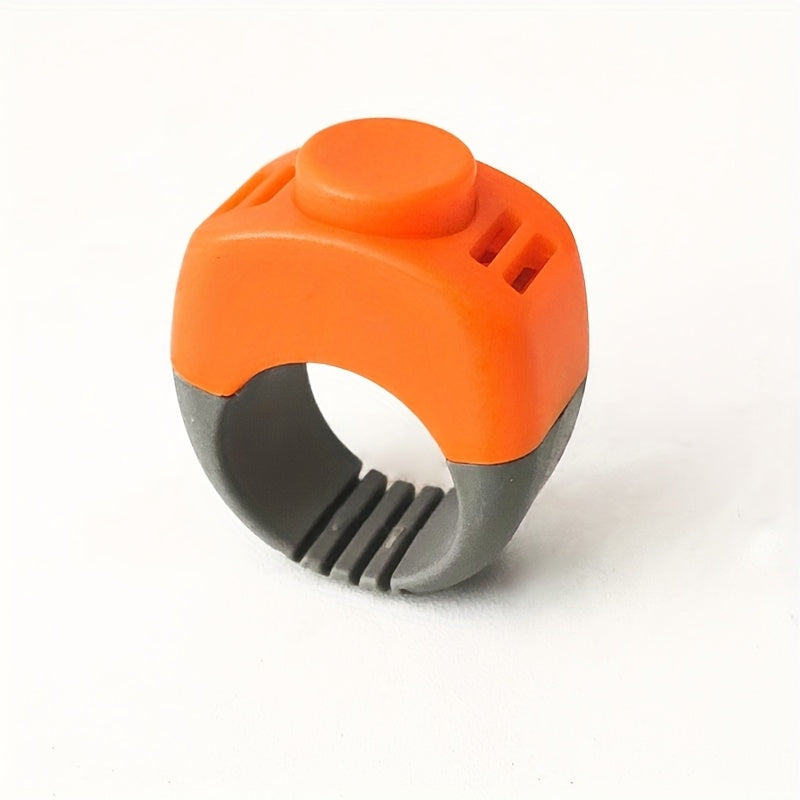 Clicker à bague pour dressage de chien - Clicker de dressage mains libres à porter au doigt pour chiens, chats, oiseaux, chevaux et lapins - Sans pile, taille réglable, couleurs tendance