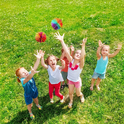 Ballons à picots sensoriels rebondissants pour enfants – Lot de balles anti-stress élastiques et colorées pour le jeu sensoriel, cadeaux d'invités, prix de classe, cadeaux d'anniversaire | Pack de 7 ou 16 pièces