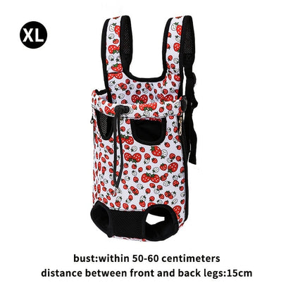 Hands-Free Pet Backpack Carrier for Cats & Small Dogs – Breathable Mesh Harness with Adjustable Shoulder Straps, Outdoor Travel Bag for Hiking, Cycling & Park Walks, Perfect Halloween & Christmas Gift