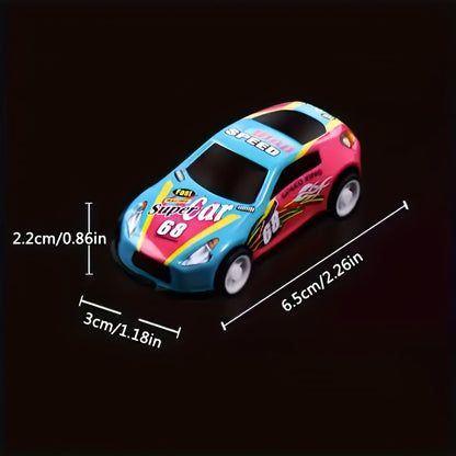 Mini Pull-Back Cars Bulk Pack 16 Pieces – Colorful Friction-Powered Toy Cars for Kids, Birthday Party Favors, Gift Bag Fillers, Halloween & Christmas Stocking Stuffers | Random Car Models & Colors