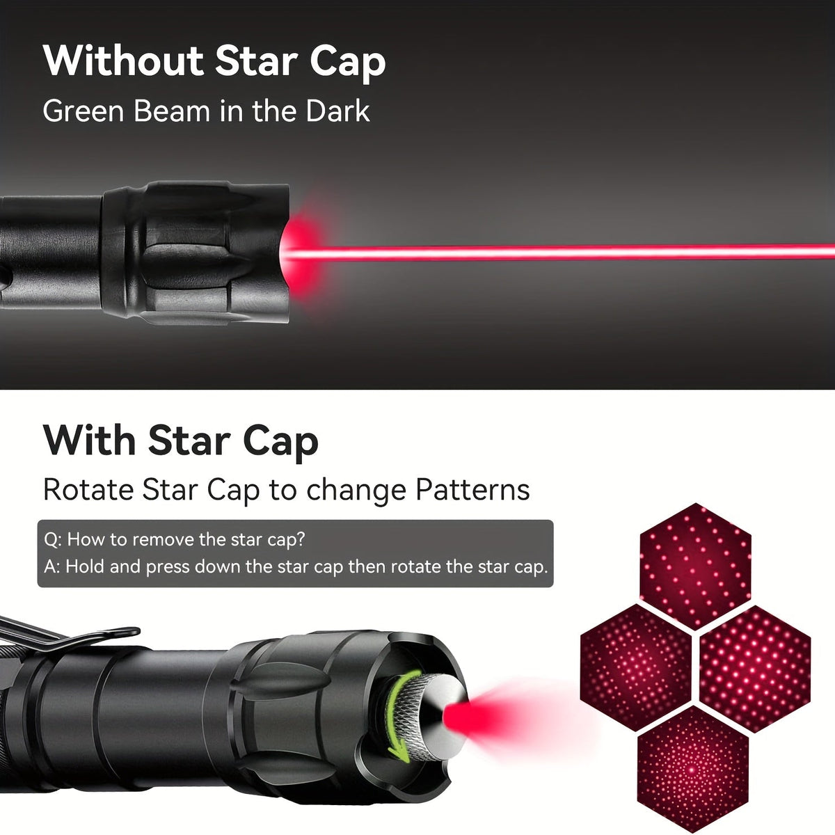 Pointeur laser haute puissance avec batterie et chargeur, lampe torche laser tactique rouge, verte et violette pour présentations en intérieur, camping, randonnée et observation des étoiles, faisceau longue portée