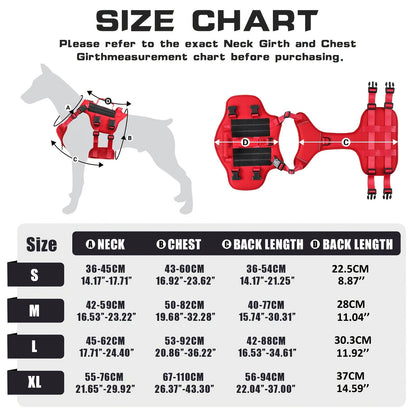 Harnais pour chien anti-traction anti-évasion – Gilet complet rembourré et doux pour animal de compagnie avec poignée de levage, bandes réfléchissantes et attache de laisse, réglable pour la marche, la randonnée et le dressage des grands chiens