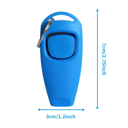 Lot de 2 clickers de dressage pour chien - Clicker professionnel pour le dressage des chiens, chiots et chats, outil de renforcement positif pour l'obéissance avec dragonne, rose et rouge
