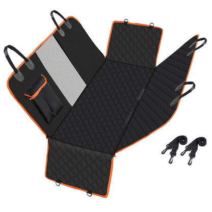 Housse de siège auto pour chien robuste, imperméable et antidérapante, protection de banquette arrière, résistante aux rayures et aux déversements, en nylon, avec rabats latéraux, installation facile, lavable en machine, pour SUV, berline et camion