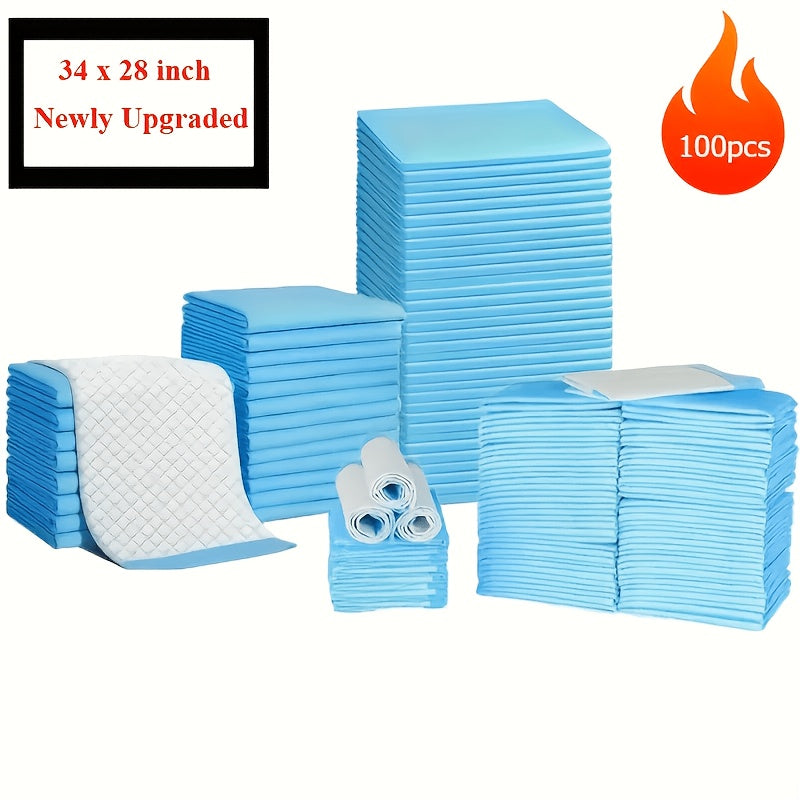 Alèses pour chiens XXXL épaissies – Tapis d'apprentissage pour chiots ultra-absorbants à 6 couches, anti-fuites et anti-odeurs pour grands chiens, conception lestée résistante aux déchirures pour chambre et panier pour chien