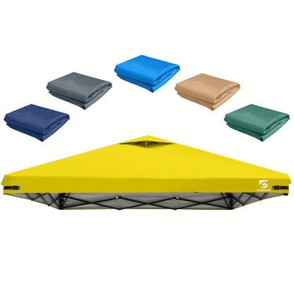 Toile de remplacement pour tonnelle pliante 3x3 m avec aération – Toile imperméable et résistante aux UV pour tentes à pieds droits, abri solaire toutes saisons pour jardin, terrasse et camping, 11 couleurs (toile seule)