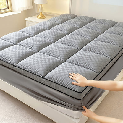 Surmatelas matelassé 1000 GSM rafraîchissant - Protège-matelas ajusté à poches profondes de 20 à 53 cm, doux pour lits simple, double, grand, très grand et très grand californien
