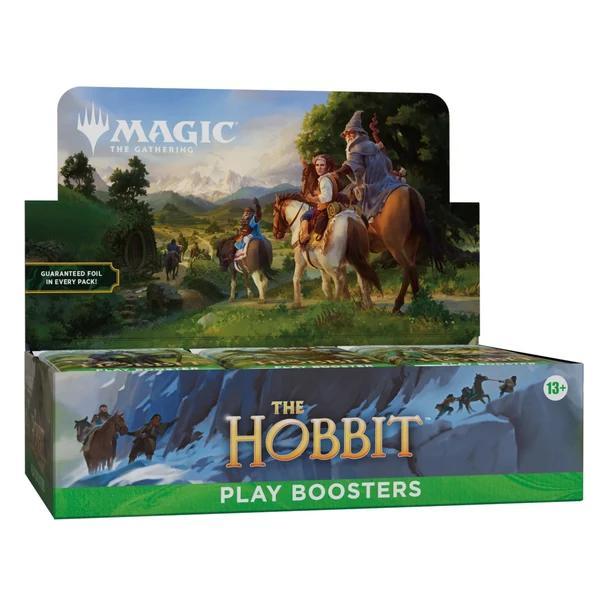 Boîte de boosters de jeu Magic: The Gathering Le Hobbit, 30 boosters de 14 cartes par booster, boîte scellée avec Box Topper Terre du Milieu, MTG Bilbon Gandalf Smaug Erebor JCC