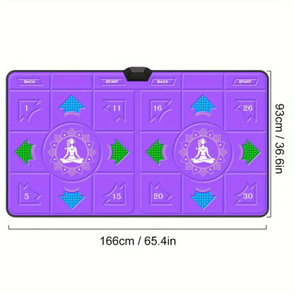 Tapis de danse sans fil pour enfants et adultes - Tapis de danse électronique pour deux joueurs avec caméra HD, compatible TV, jeu de fitness pour garçons et filles de 3 ans et plus | Cadeau d'anniversaire ou de Noël pour s'amuser en famille