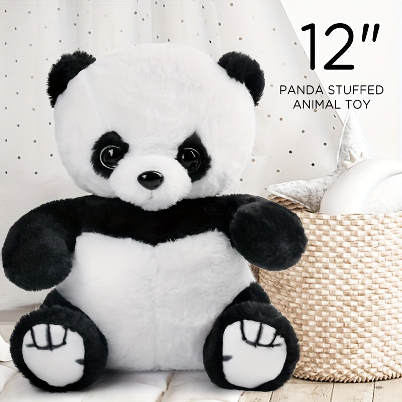 Peluche Panda Lumineuse 20 & 30 cm – Adorable Jouet en Peluche Ours Panda avec Lumière LED, Peluche Douce à Câliner pour Enfants Garçons Filles, Cadeau d'Anniversaire, de Noël, de Fêtes et Décoration d'Intérieur