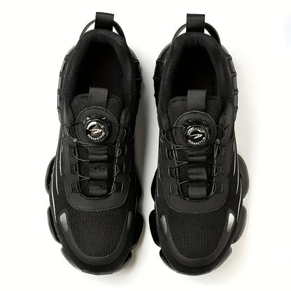 Chaussures de travail respirantes pour hommes – Chaussures de sécurité durables avec bandes réfléchissantes, semelle légère et amortissante pour l'industrie, la construction et un usage quotidien, disponibles en noir et gris, tailles US 6 à 11