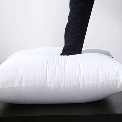 Garnitures de coussin carrées – Rembourrage en fibre neuve hypoallergénique, coussins blancs pour canapé, lit et terrasse, 14 à 20 pouces, lot de 1/2/4, idéal pour la chambre, le salon, le bureau et la décoration extérieure