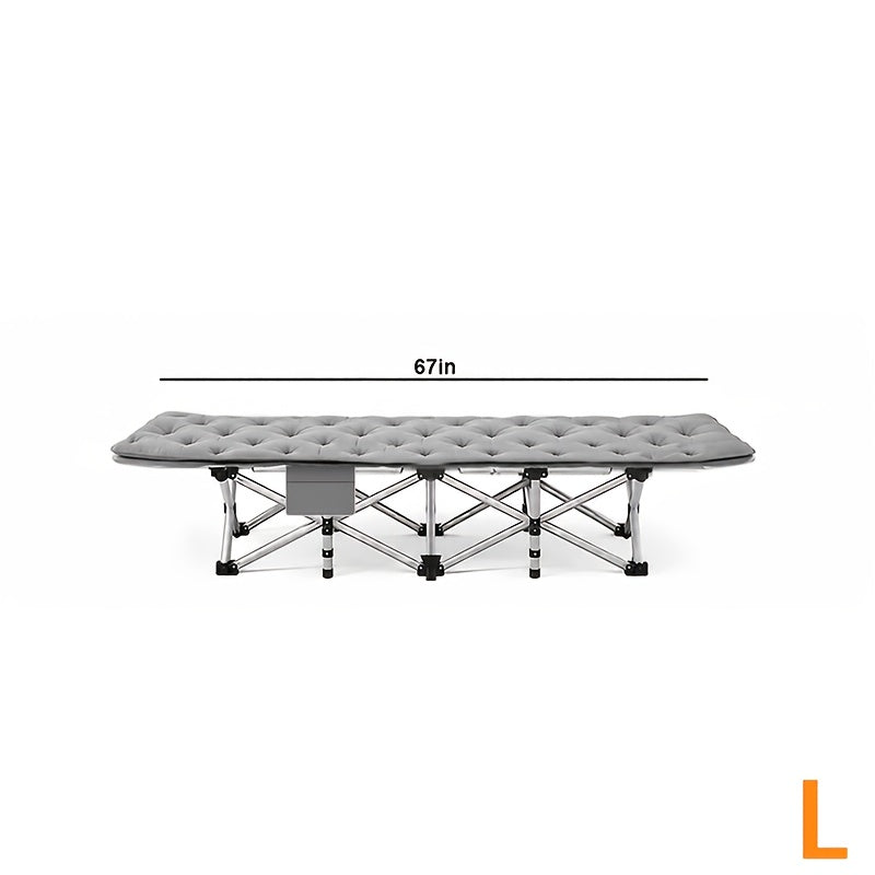Lit de camp pliant robuste avec matelas pour adultes – Capacité de 500/600/700 lb, lit d'extérieur portable avec sac de transport pour tentes, camping et voyages – 3 modèles, 3 couleurs