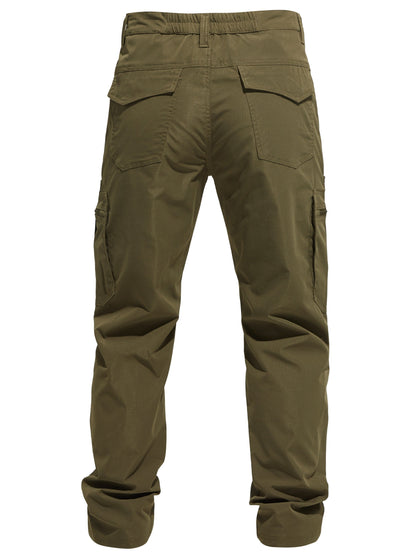 Pantalon cargo de randonnée pour homme, multipoches, tactique, toutes saisons, léger, pour camping, pêche, cyclisme, gris foncé, kaki, tailles 30-42