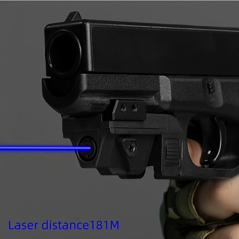 Viseur laser point vert rechargeable par USB – Montage sur rail Picatinny avec mode stroboscopique, 5 mW classe IIIA, compact et léger pour pistolets et fusils, rail de 21 mm, autonomie de 2,5 h