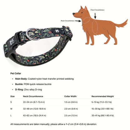 Harnais, laisse et collier réglables pour chien – Équipement de promenade doux et respirant pour races de petite à grande taille, tailles S M L, choix individuel du harnais / collier / laisse / bandana, équipement de promenade sécurisé en extérieur