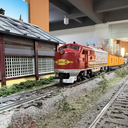 Locomotive diesel FP7 à l'échelle HO 1/87 - Train miniature vintage réaliste compatible avec les ensembles ferroviaires à écartement HO, pièce de collection | Cadeau pour adulte amateur de modélisme ferroviaire