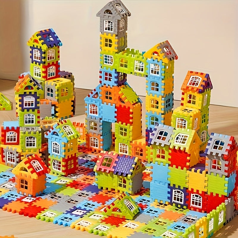Blocs de construction pour enfants 126 pièces – Ensemble de jouets éducatifs STEM en plastique, blocs de construction créatifs pour garçons et filles, améliore l'intelligence et la créativité, cadeau d'apprentissage amusant pour les 3, 4, 5, 6 ans et plus