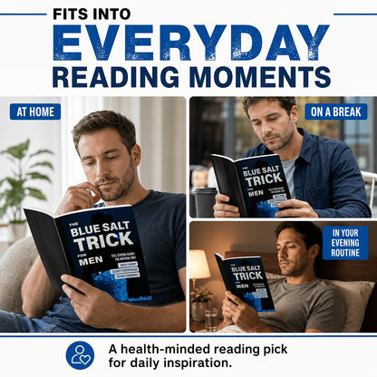 Le guide des habitudes quotidiennes du « Blue Salt Trick » pour hommes : manuel de bien-être, guide de mode de vie, développement personnel et lecture d'entraide pour hommes adultes - Idée cadeau pratique