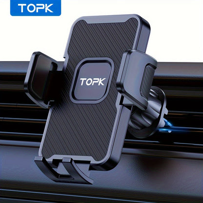 Support téléphone voiture pour tableau de bord et grille d'aération | Ajustable à 360°, forte adhérence, grande stabilité – Compatibilité universelle pour tous smartphones, iPhone, Samsung, Android – Style A, B et fixation aération